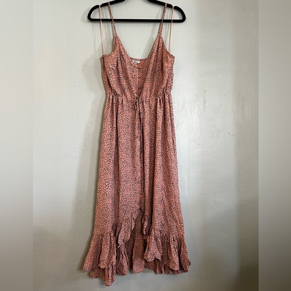 Rails button down dress with tie waist - size L - Picture 1 of 4